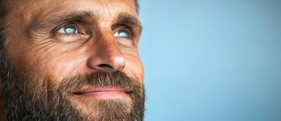 Obraz premium A close-up of a man brushing his teeth, toothbrush in mouth