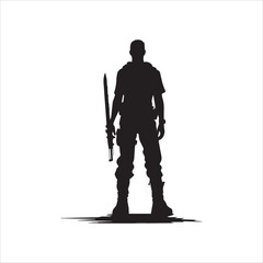 silhouette of a person