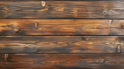 Naklejka premium Smooth wooden panel background with rich brown tones and polished grain, giving a timeless look