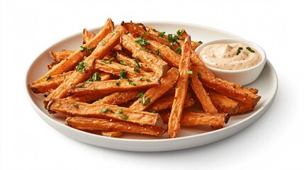 Crispy Sweet Potato Fries with Dip