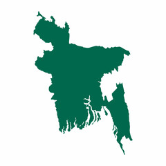 Bangladesh Country Map vector art design image