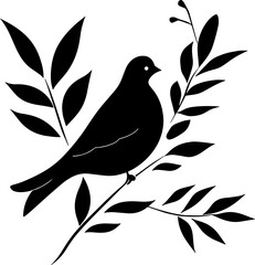 bird on branch