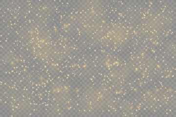 White dust light. Bokeh light glow lights background effect. Christmas background of sparkling dust Christmas glowing light bokeh light confetti lights and glitter texture overlay for your design.