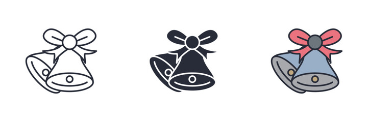 Bell icon. Bell Symbol sign for mobile concept and web design. Vector icon, Logo illustration, Vector graphics