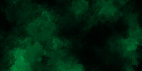 Blue powder dust smoke on black background,  Dark clouds contrast with bright center,  Abstract green smoke levitation with lighting, Atmospheric and mystic green smoke background.