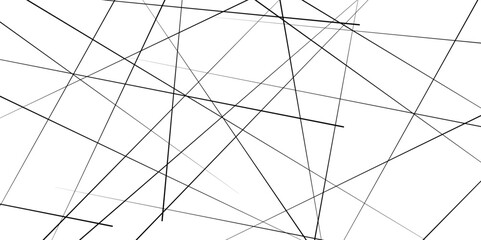 Random chaotic lines. Abstract geometric pattern. Outline monochrome texture. A colorful Abstract luxury geometric random chaotic lines with many squares and triangles shape background.