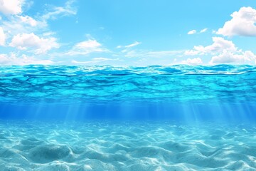 A colorful coral reef in the tropical Maldives