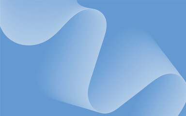 Contemporary blue wave abstract background. Modern vector background with a smooth color wave. 