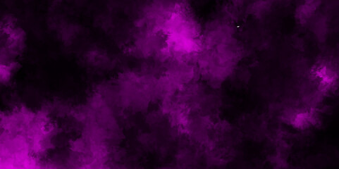 abstract Colorful pink or black smoke Isolated background. wtercolor grunge light blue background beautiful purple stone, Abstract cosmic purple ink texture water color paint illustration.