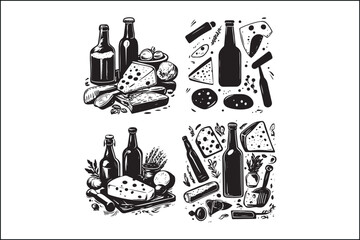 Cheese Board Silhouette SVG | Charcuterie Vector Clipart

Rustic Cheese Tray SVG | Cutting Board Silhouette Design

Charcuterie Board Vector | Kitchen Decor SVG PNG

Cheese Platter Outline | Food Boar