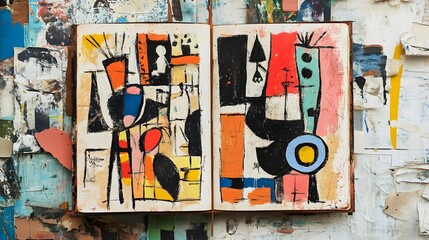 Abstract Art in a Book

