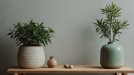 vase with flowers generative ai