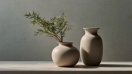 vase with flowers generative ai