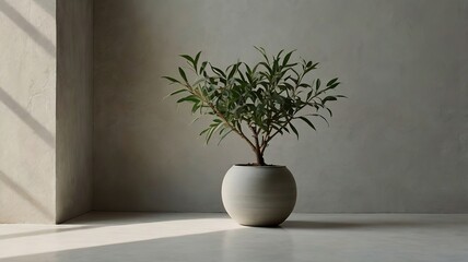 vase with flowers generative ai