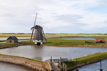 Windmill - Het Noorden, near the small picturesque village of Oosterend on the Dutch Wadden Island of Texel.