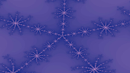 blue snow branches on pink background design