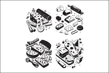 Cheese Board Silhouette SVG | Charcuterie Vector Clipart

Rustic Cheese Tray SVG | Cutting Board Silhouette Design

Charcuterie Board Vector | Kitchen Decor SVG PNG

Cheese Platter Outline | Food Boar