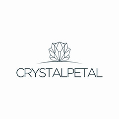 crystalpetal Sophisticated Typography Logo Design for Elegant Brands - Stylish and refined typography logos designed for brands that prioritize elegance and timeless appeal