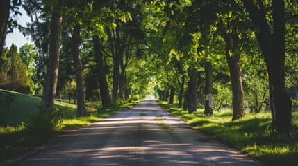 Fototapeta premium Road in the park 