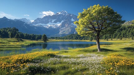 Alpine plant animal species adapt to rapid climatic fluctuations reflecting the biodiversity challenges of the Piora period © EpochXstudio