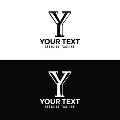 Modern Minimalist Y Letter Logo Design