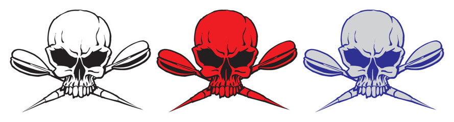 Skull Dartboard.eps