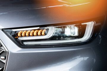 On led front car light