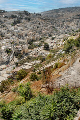 The Valley of Josaphat is a Biblical place that describes the place where, were annihilated the coalition of Moab, Ammon and Edom. Jerusalem. Israel, 2016