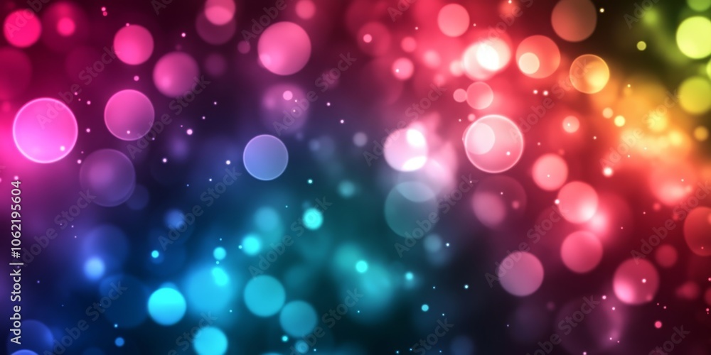 Poster a stunning and colorful bokeh background that truly enhances visuals with its vibrant hues and capti