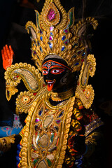 Hindu goddess maa kali from kumartuli