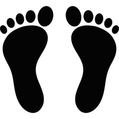 Footprints icon.