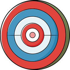 target vector on white background
