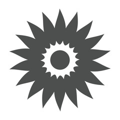 Abstract flower design vector illustration and flower icon 