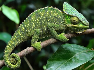 Obraz premium iguana on a tree