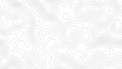 Geography landscape Topo contour map on white background.