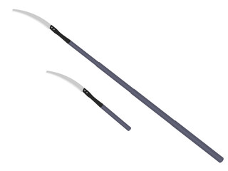 Saw on a white background.