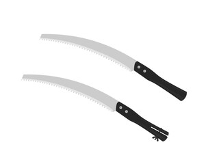 Saw on a white background.