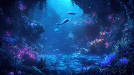 Fototapeta premium underwater world loop