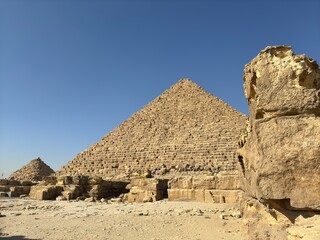 Pyramid Menkaure Giza Egypt