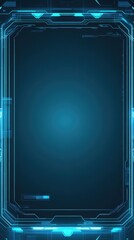 Futuristic Digital Frame Background	