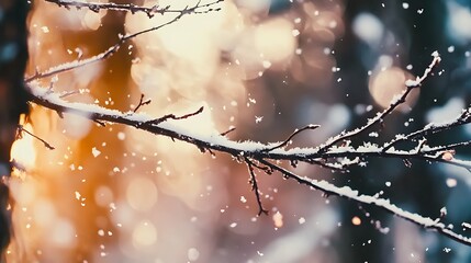 Frosted Red Berries in a Winter Wonderland: A Serene Close-Up Capturing Nature's Icy Beauty winter