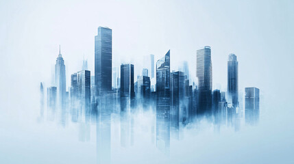 A futuristic cityscape with buildings morphing into different shapes, symbolizing business flexibility and the ability to adapt quickly to new challenges. 