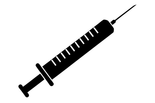 recommend clip art: medical syringe vector icon silhouette. Vaccine or injection icon. Syringe with needle, vector illustration isolated on transparent background,Syringe, injection silhouette icon vector, Syringe .