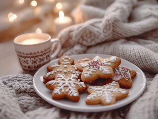 Christmas Cookies and Warm Tea