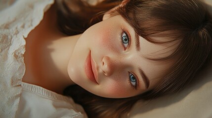 Naklejka premium portrait of a girl