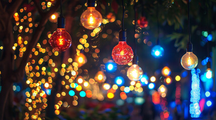 christmas tree with lights