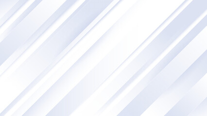 Fototapeta premium Abstract white background with diagonal lines and geometric shapes in grayscale isolated color. Vector illustration 