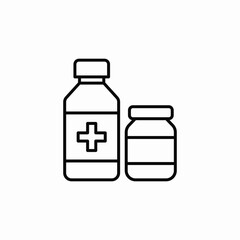 medicines pills icon sign vector