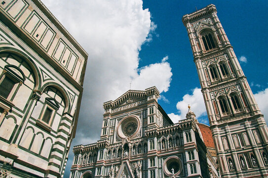 film picture of the Duomo in Florence, Italy