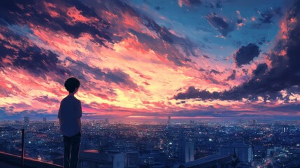 Anime style of a
